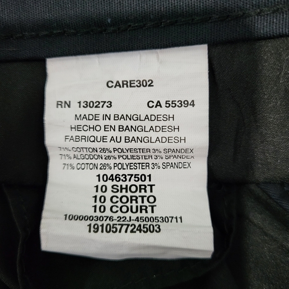 Lee Black Regular Fit Straight Leg Mid Rise Pant Size 10 Short NWOT - Picture 7 of 10